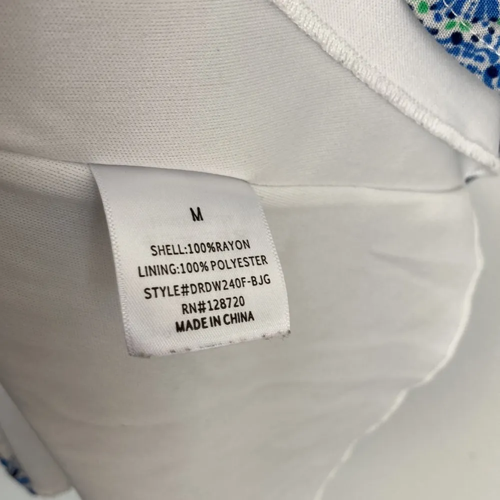 Harper Heritage| Off-white Patterned Wrap Dress sz M - Image 7