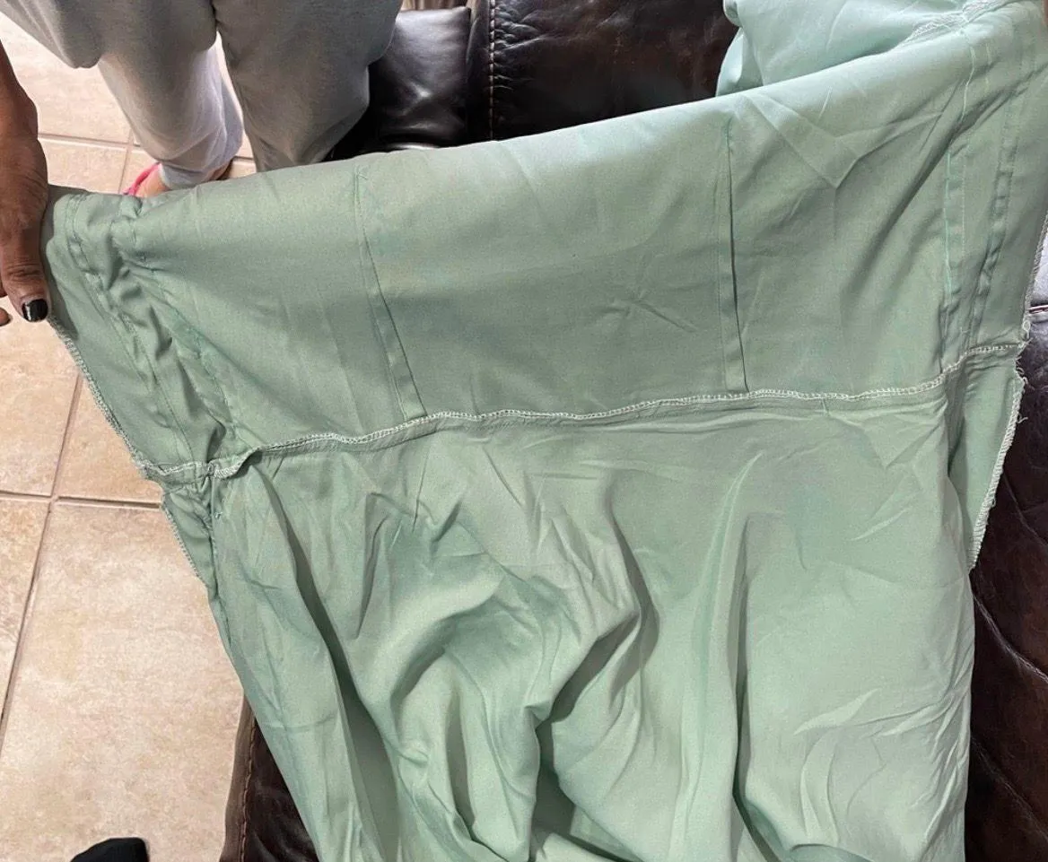 Indian Dress Green Size L - Image 4