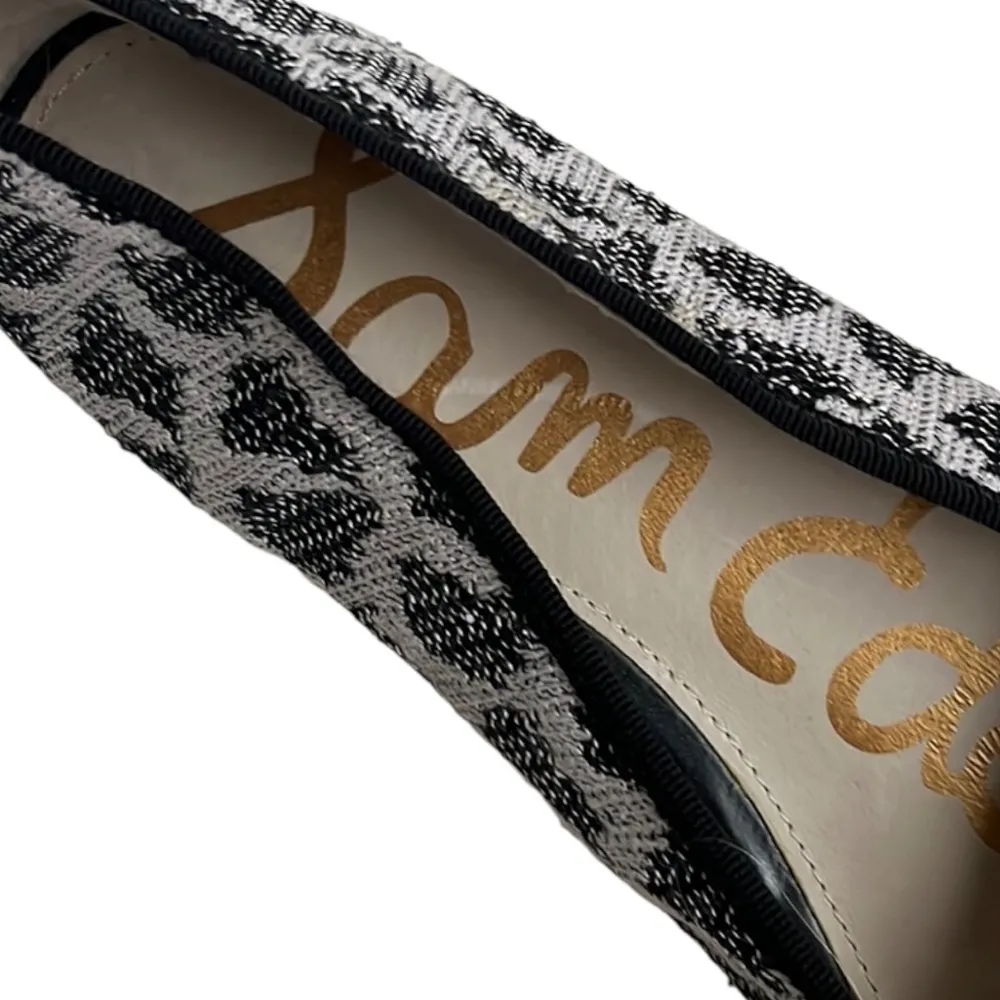 NWT Sam Edelman Sara Sequined Flats Animal Print Size 8 - Image 5