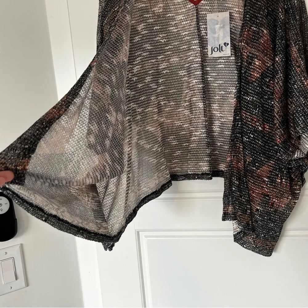 JOLT kimono style open front cardigan size medium large - Image 4