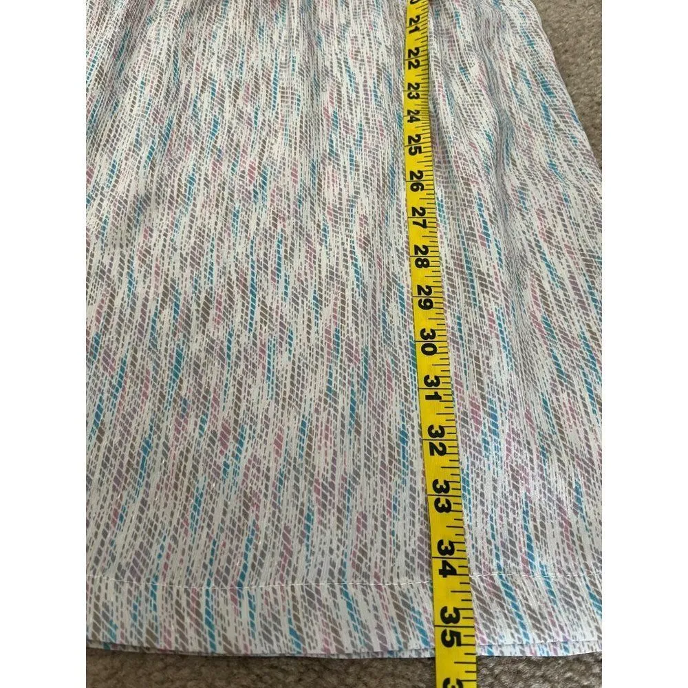 Vintage 80s Jonathan Martin metallic confetti pattern Belted 3/4Sleeve Dress Sz6 - Image 13