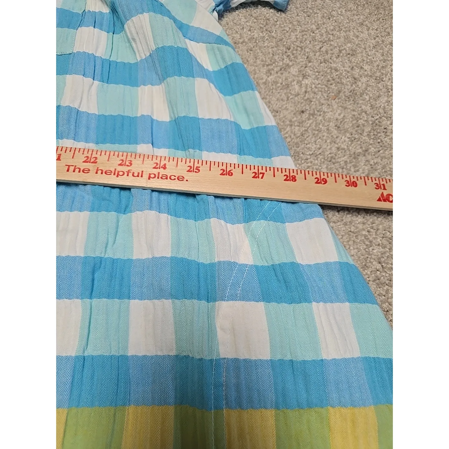 Anthropologie Pilcro Womens The Keira Collarded Button Front Plaid Mini Dress 1X - Image 10