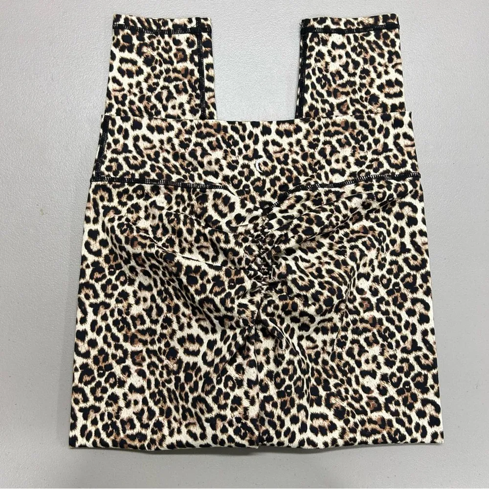 Zyia Active Animal Leopard Print Leggings Scrunch Bootie Hi-Rise Womens Size 12 - Image 6