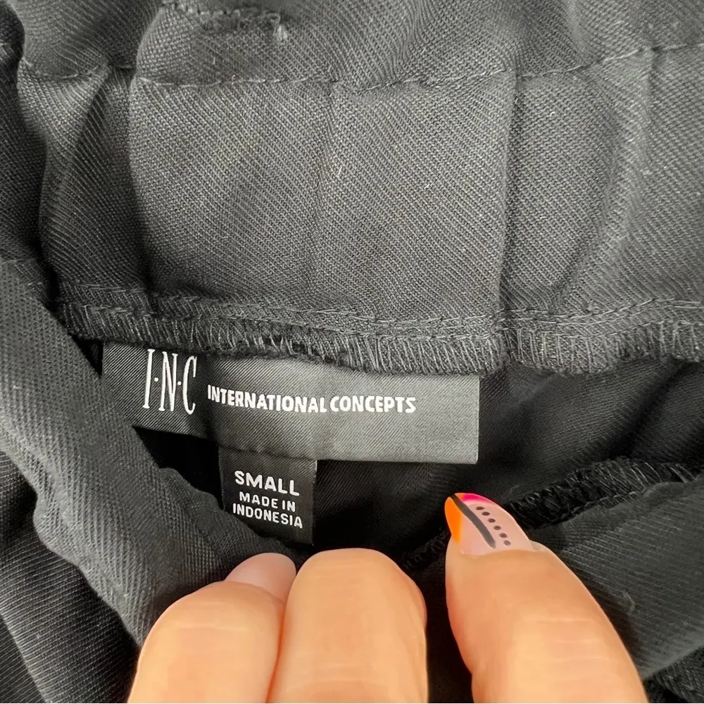 Inc International Concepts Black Joggers Size Small NWT - Image 5
