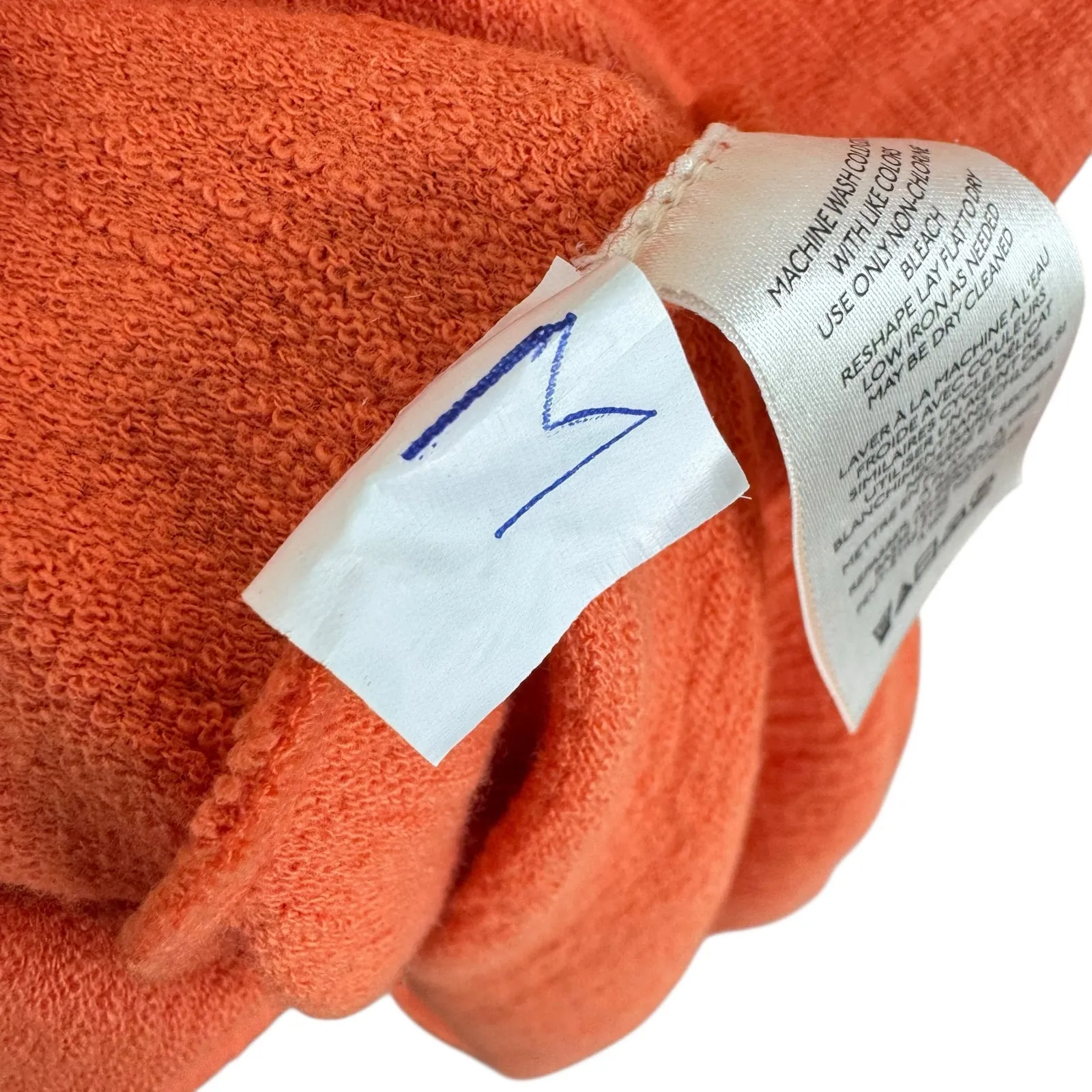 Pilcro By Anthropologie 100% Cotton Tangerine‎ Baby Doll Peplum Blouse Size M Orange Size M - Image 9