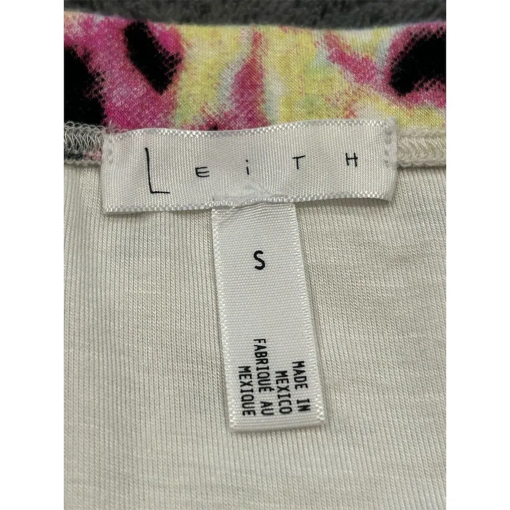 LEITH Midi Skirt Women's Size S Multicolor Floral Print Pencil Knee High Casual - Image 5