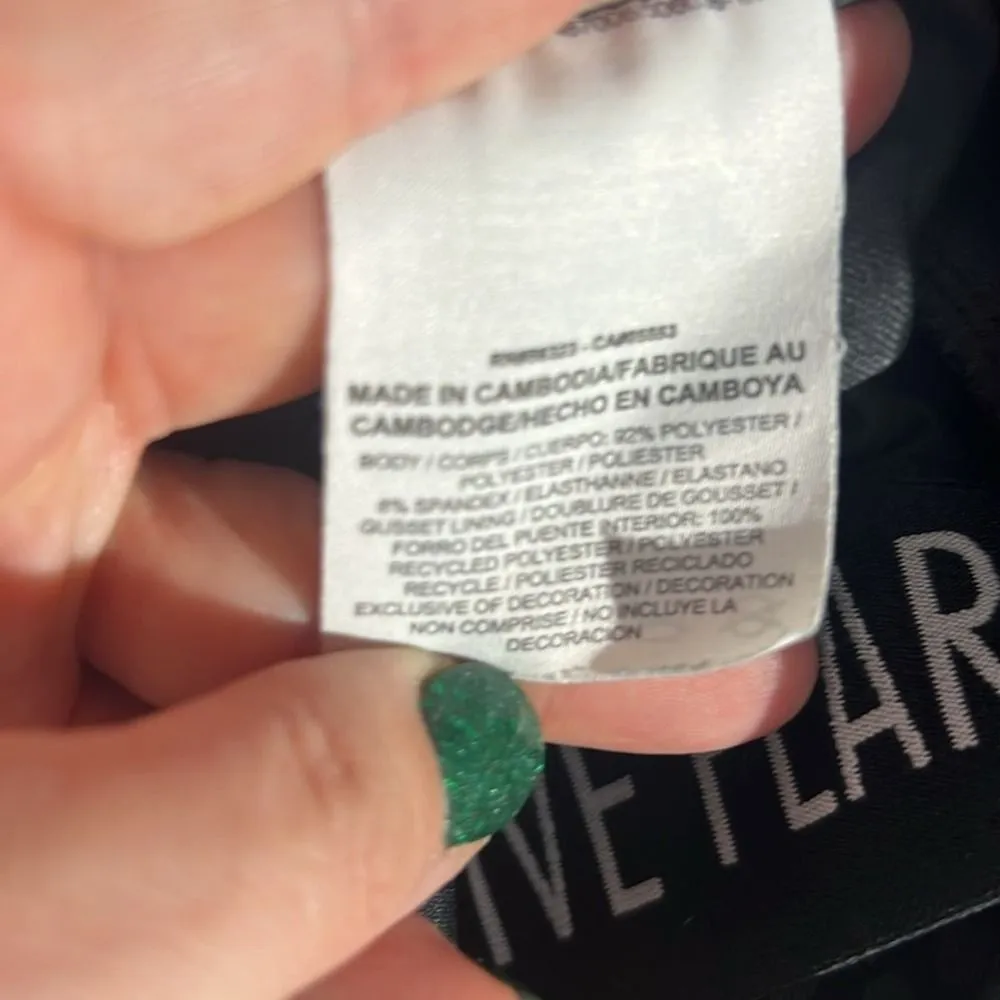 Nike Dri Fit Running Ankle Length Black Gray Leggings Women's S - Image 9