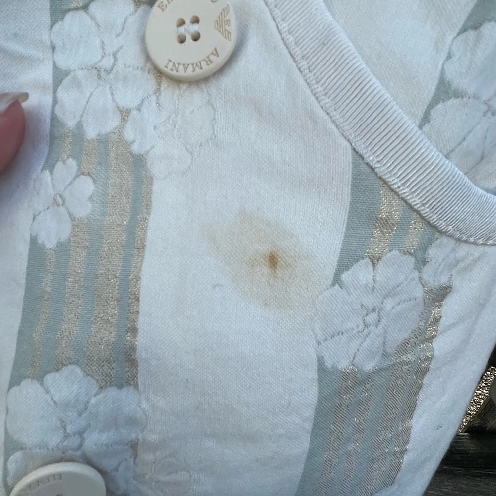 EMPORIO ARMANI WHITE FLOWER JACKET - Image 6