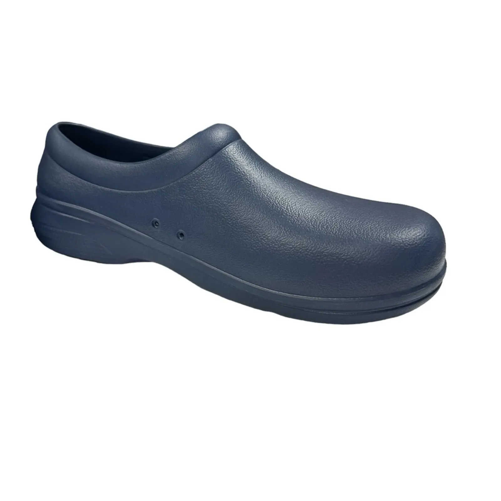 Crocs Clogs Unisex W8 M6 Blue Slip Resistant Slip On Work Shoes - Image 4
