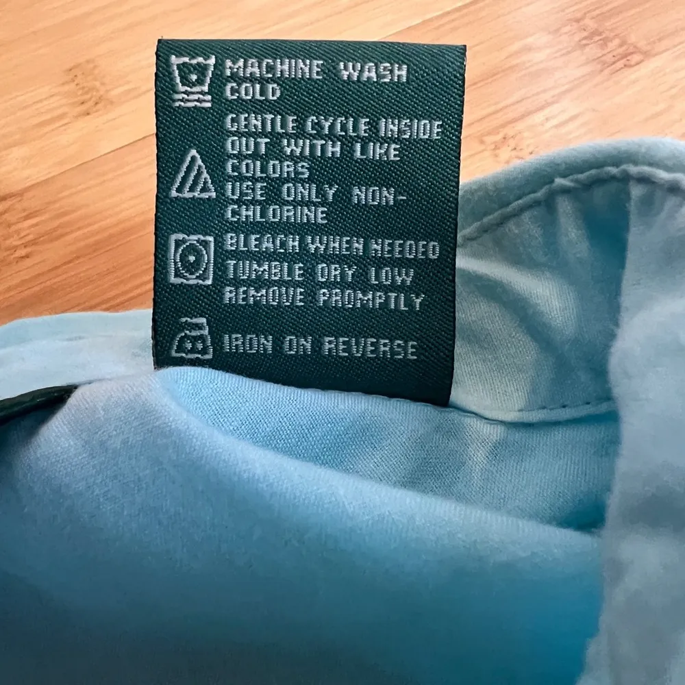 Lemon Grass Studio Women’s blue Boho Embroidered Floral Button Up Blouse|Size:PS - Image 8