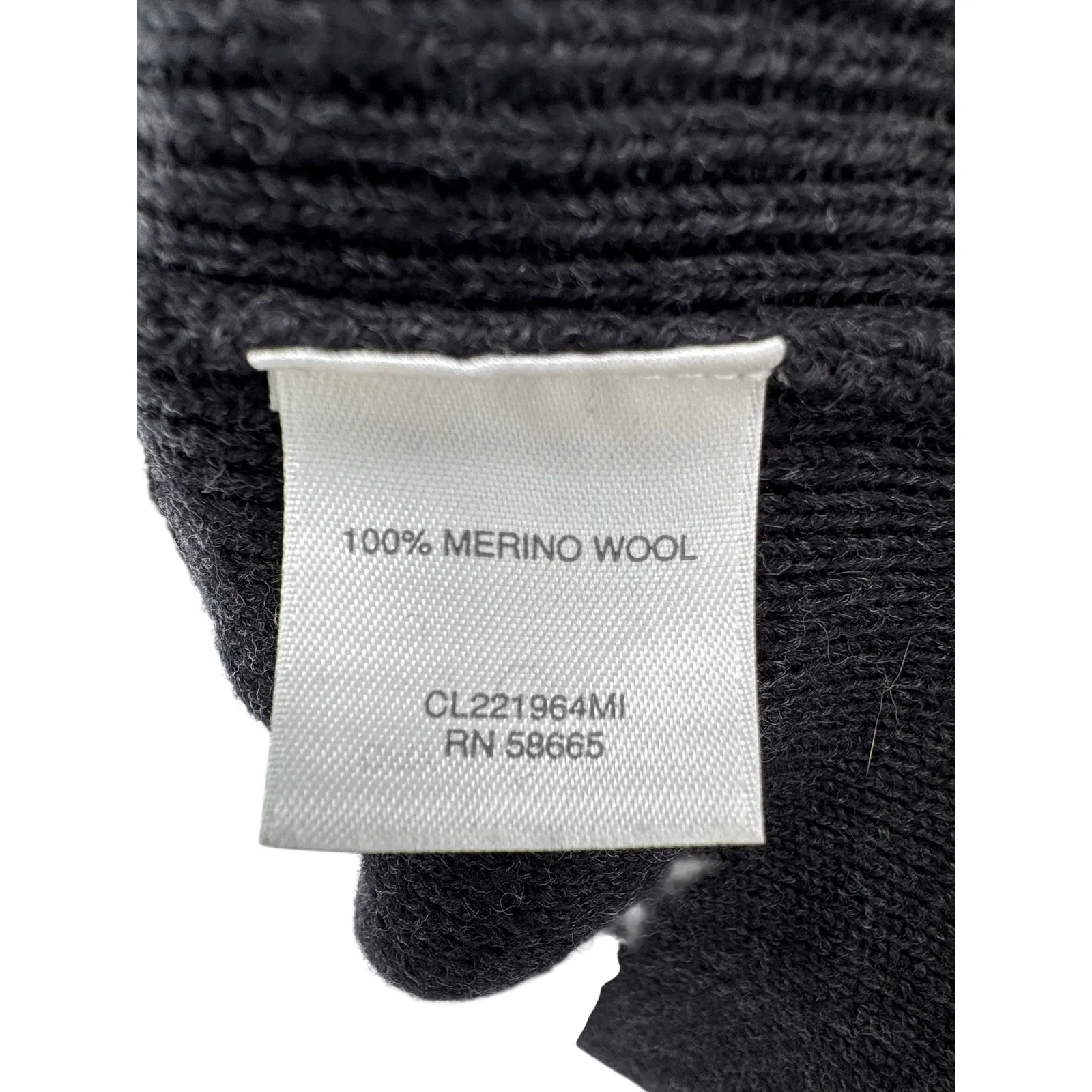 Classiques Entier 100% Merino Wool Cable Knit Cowl Neck Sweater Dress M Gray - Image 4