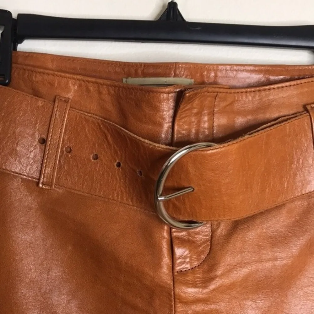 Tribo Carioca brown mini skirt with belt size 26 - Image 4