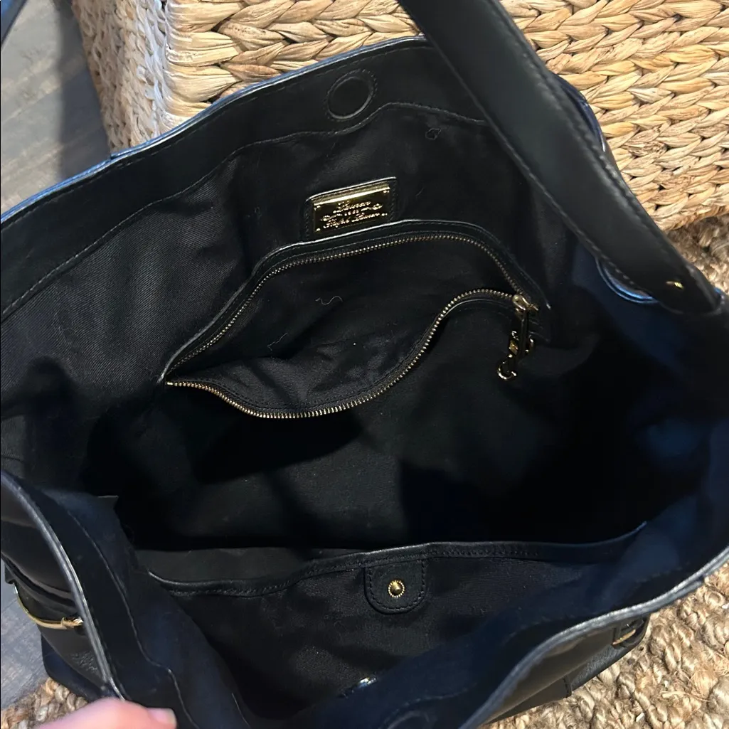 LAUREN RALPH LAUREN
Woodbridge Leather Large Hobo Black - Image 9