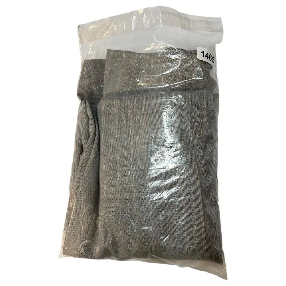 New Lane Bryant Pants Womens 24 Straight Leg Pin Stripe Slacks Trousers Gray - Image 12