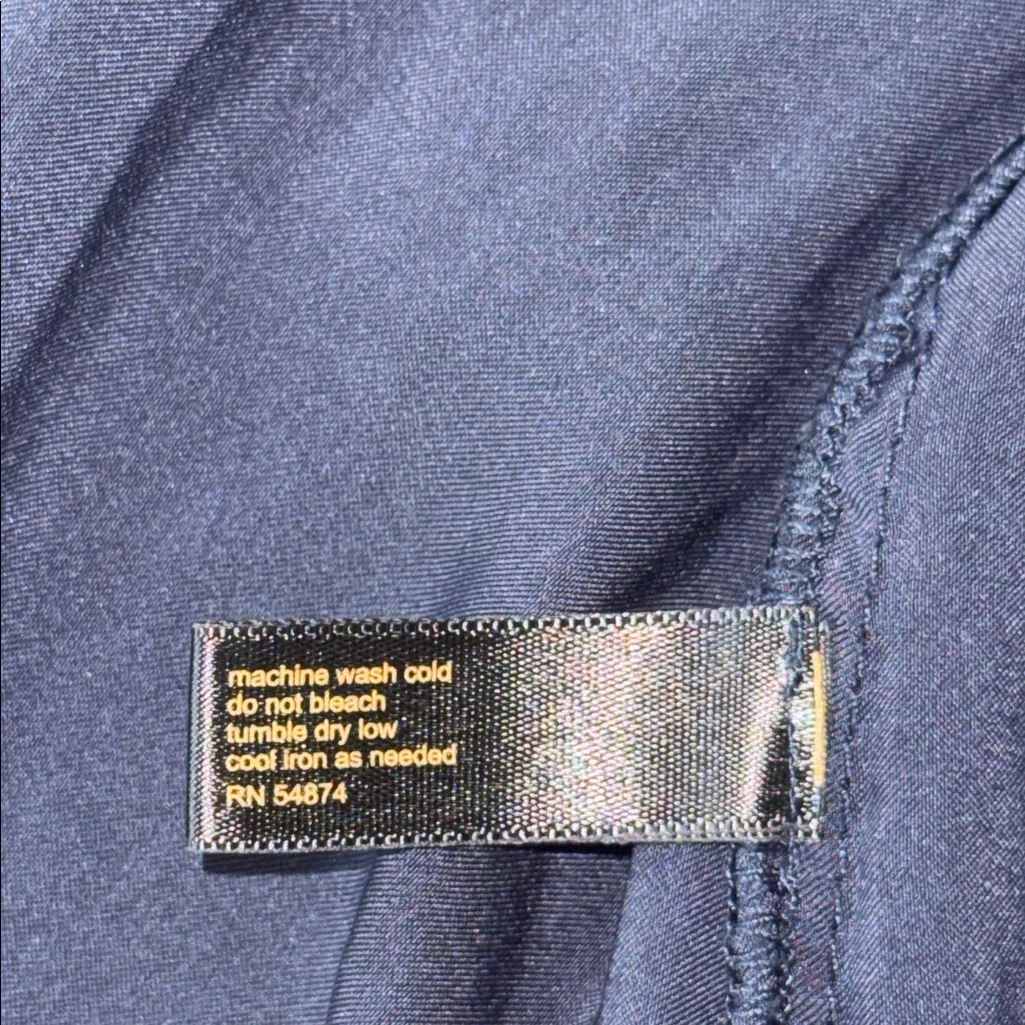 Outback Red Navy Blouse with Tie Detail (The color is between blue and charcoal) - Image 6