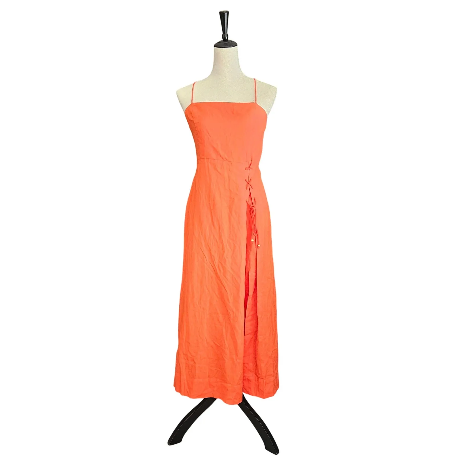 Free people Francesca Midi in Tangerine Tango‎ Size M Flawed - Image 8