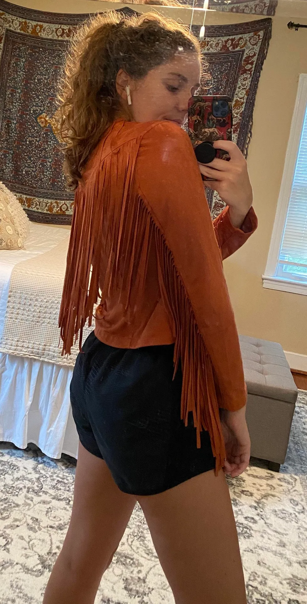 By Together Orange Fringe Jacket - Image 3