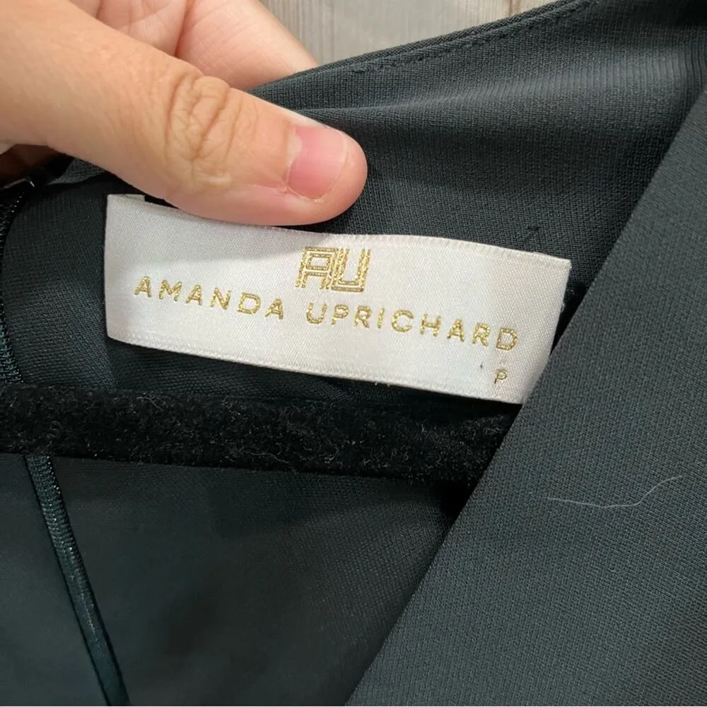 Amanda Uprichard Green Bell Sleeve Mini Dress V Neck Wedding Guest - Image 3