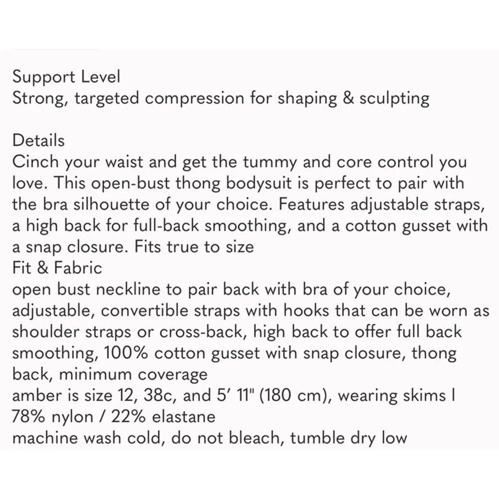 Skims Seamless Sculpt Thong Bodysuit: Size XL Color Sienna NEW - Image 12