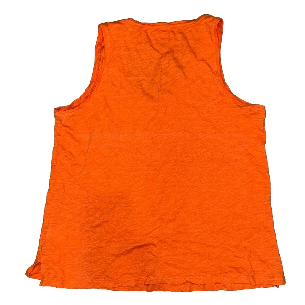 Old Navy Orange Sleeveless Top Women’s Size Medium - Image 2