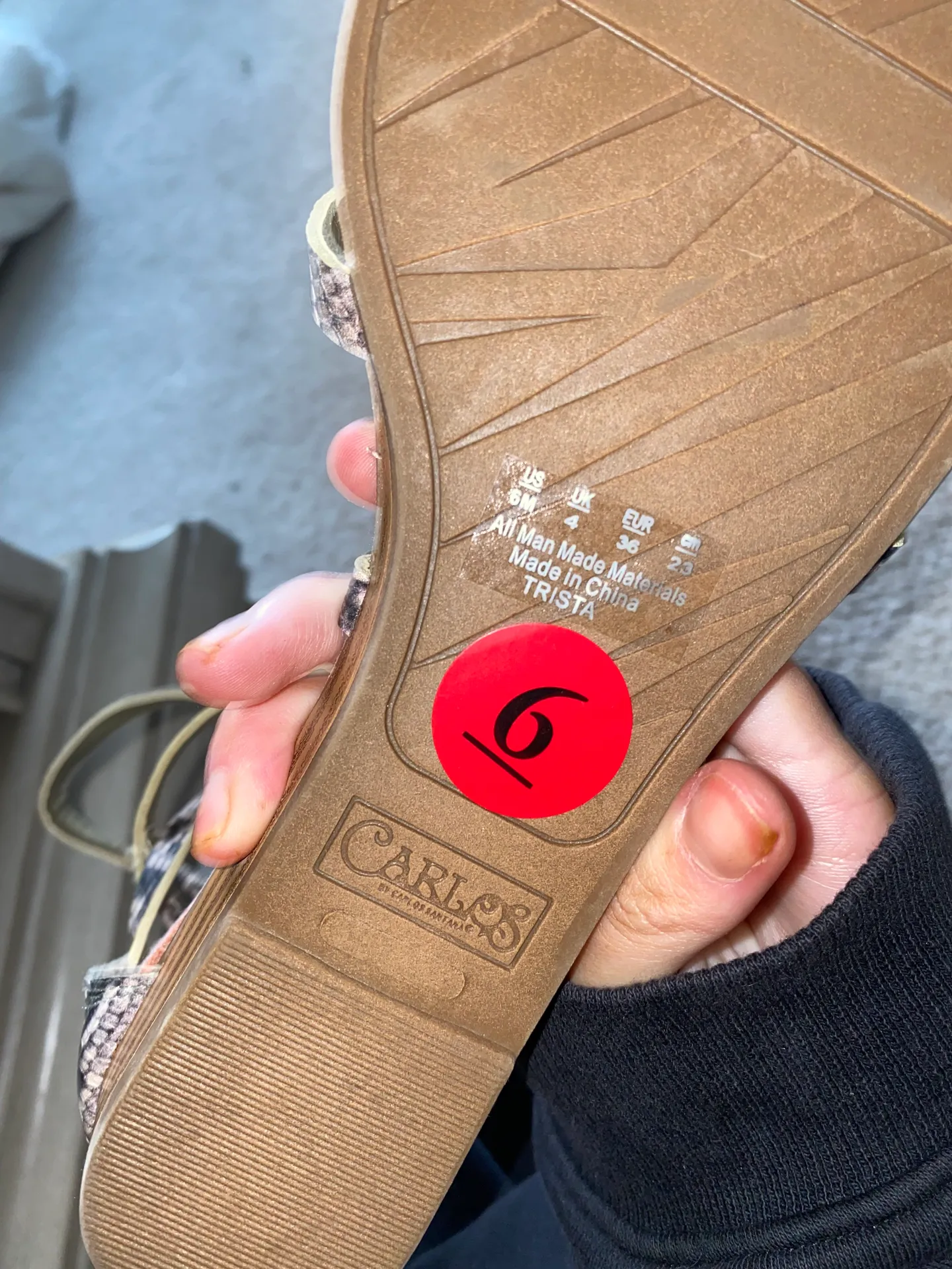 Snakeprint Gladiator Sandal - Image 4