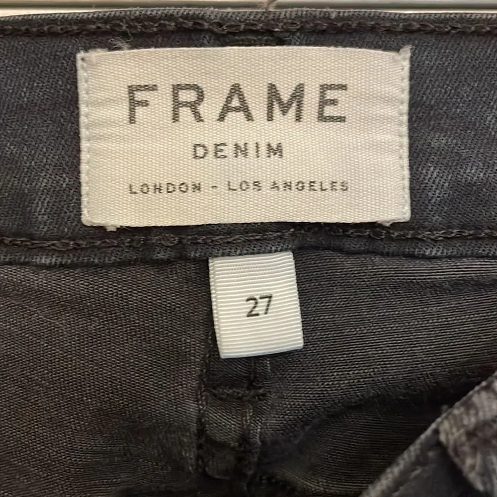 Frame Le Skinny De Jeanne Indigo Jeans - Image 2