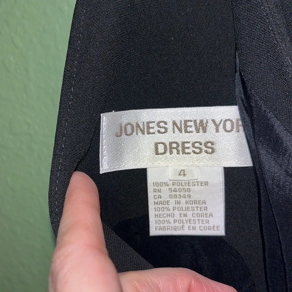 Jones New York Black Sleeveless Cocktail Dress New With Tags - Image 6