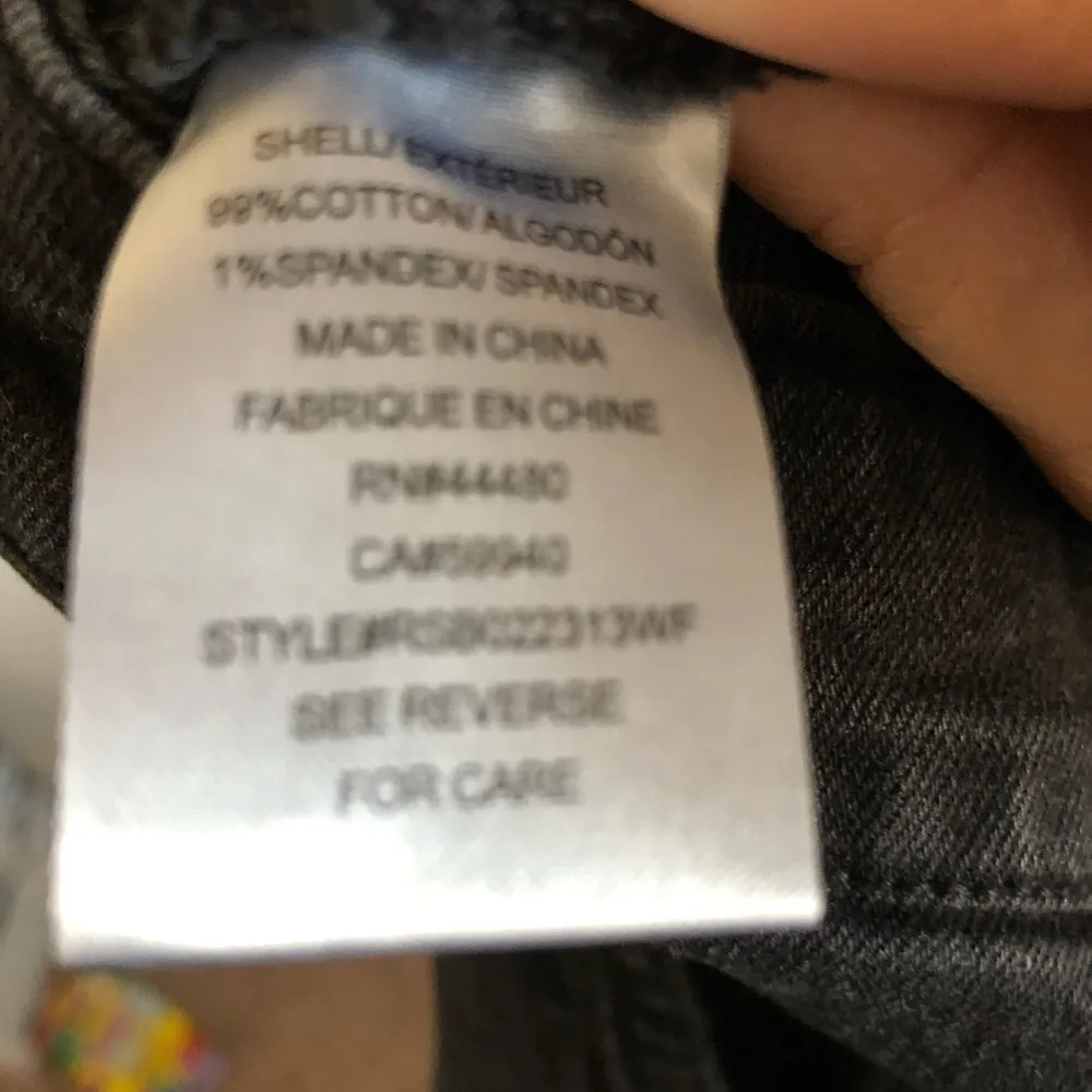 Tinsletown Black Distressed High Waist Shorts - Image 9