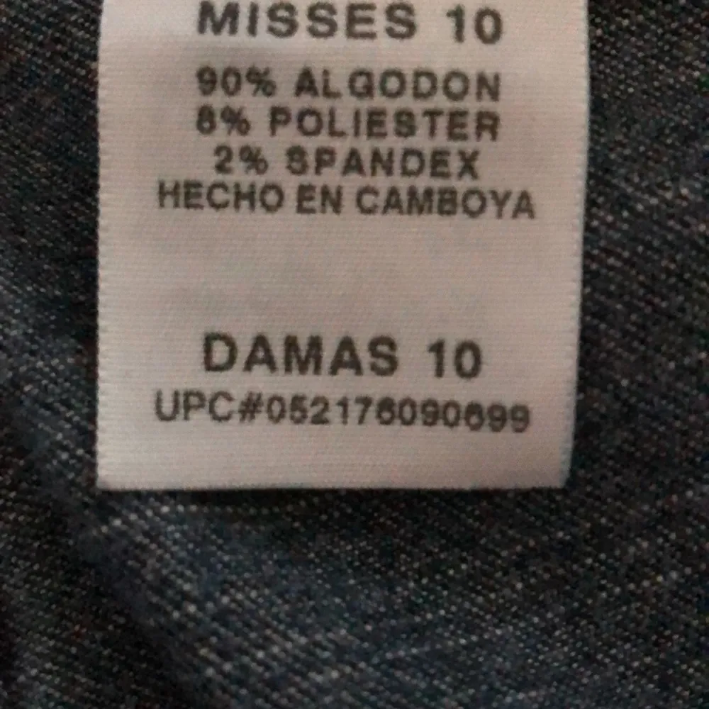 Y2K women’s Levi Strauss stretch high waist rib snap jeans bootcut Sz 10 31” - Image 11