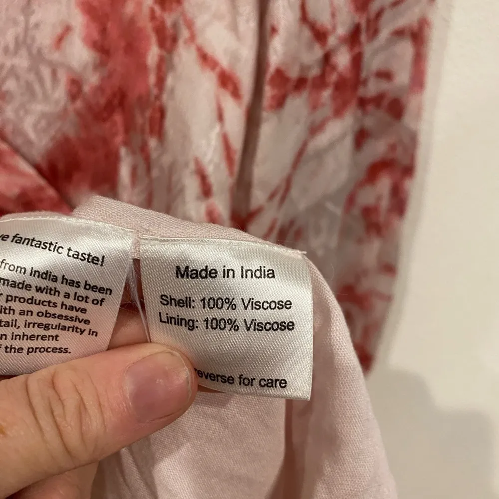 NWT Rococo Sand Ava Ruffled Mini Dress in Rosewood Size Small Pink - Image 4