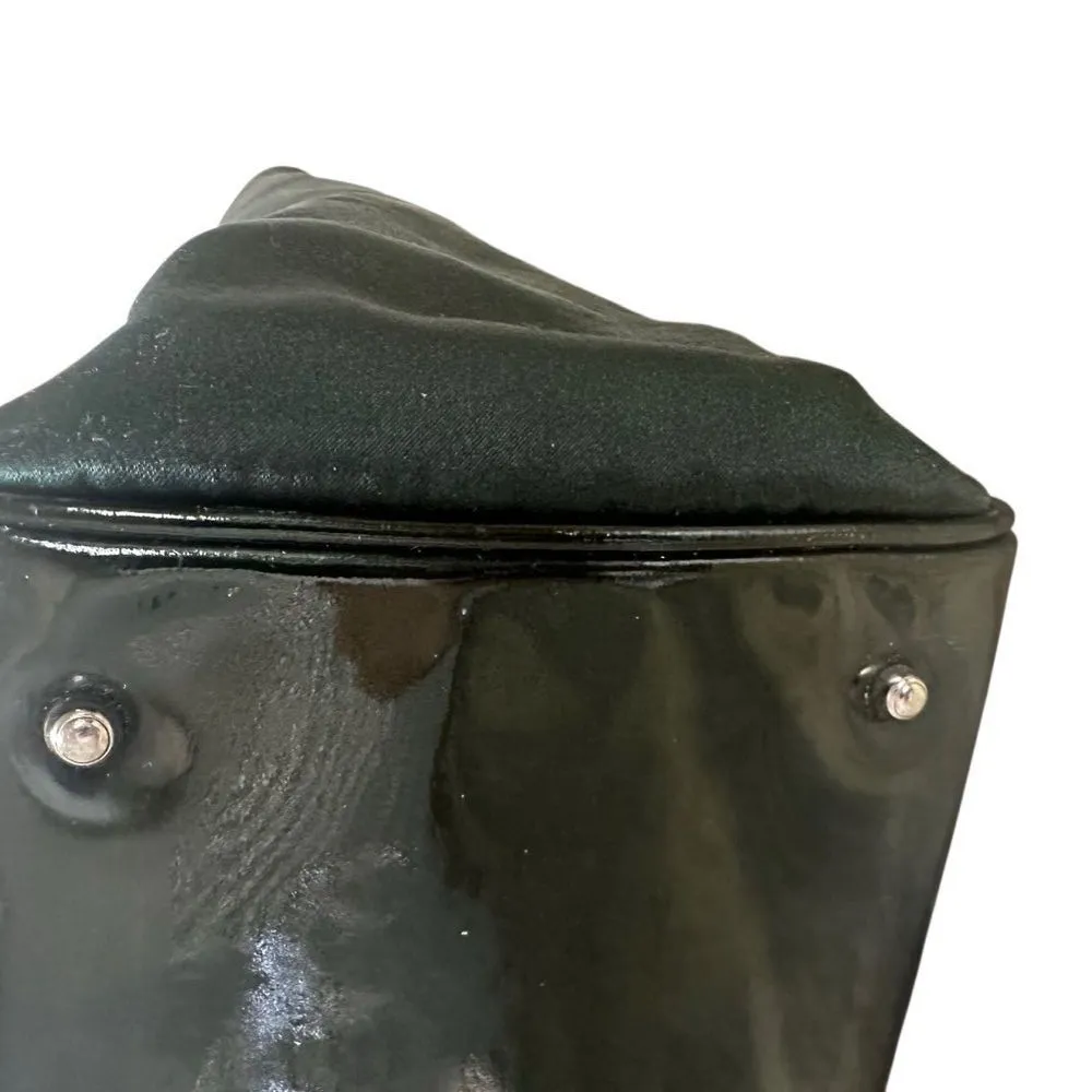 Gucci  Green Canvas Tote Bag  - Image 6