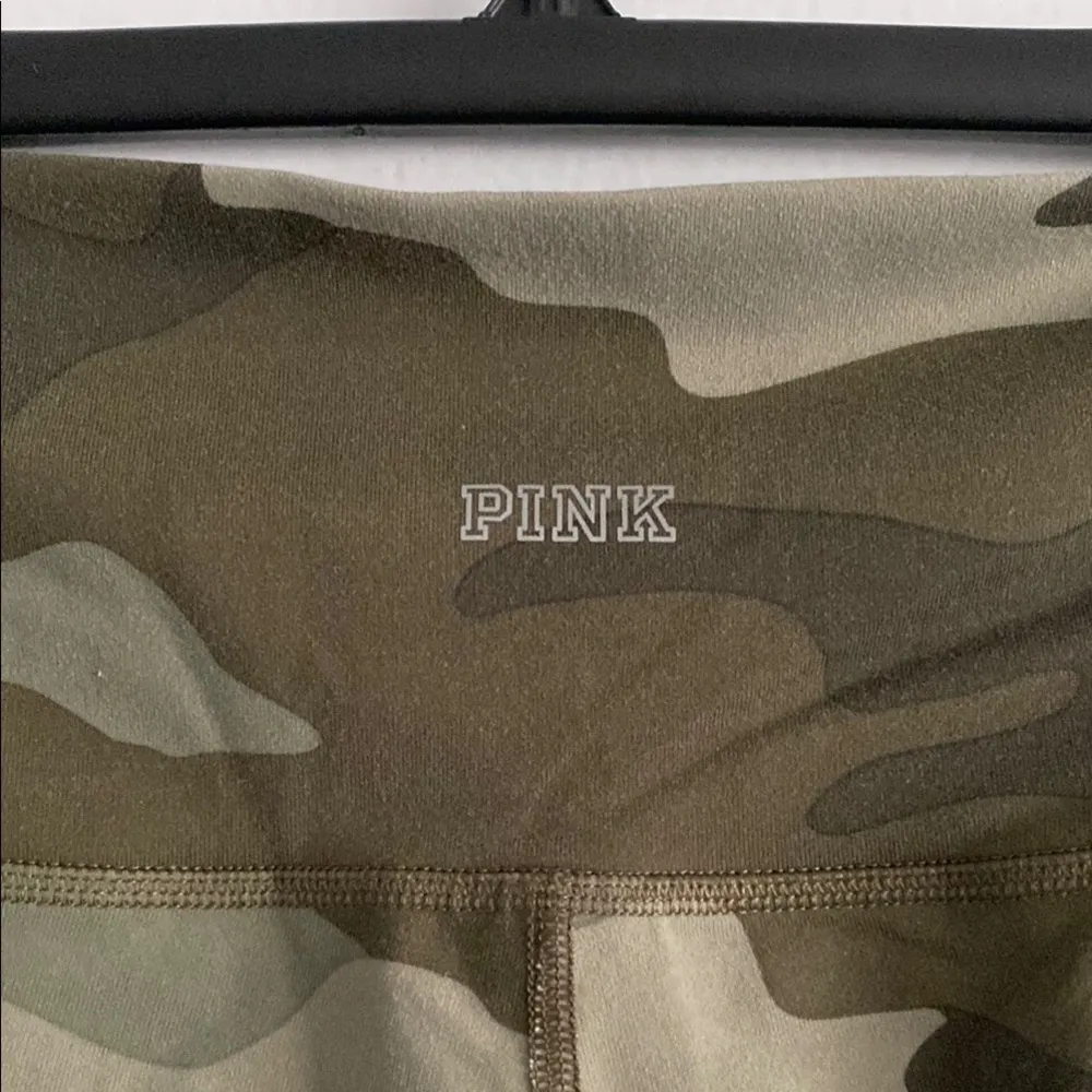 PINK Victoria's Secret Camouflage Leggings Green Brown - Image 3