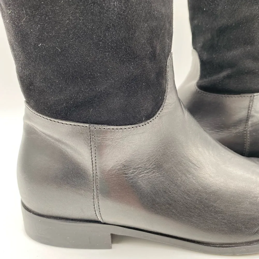 Aquatalia Leather and suede knee high boots A7‎ - Image 4