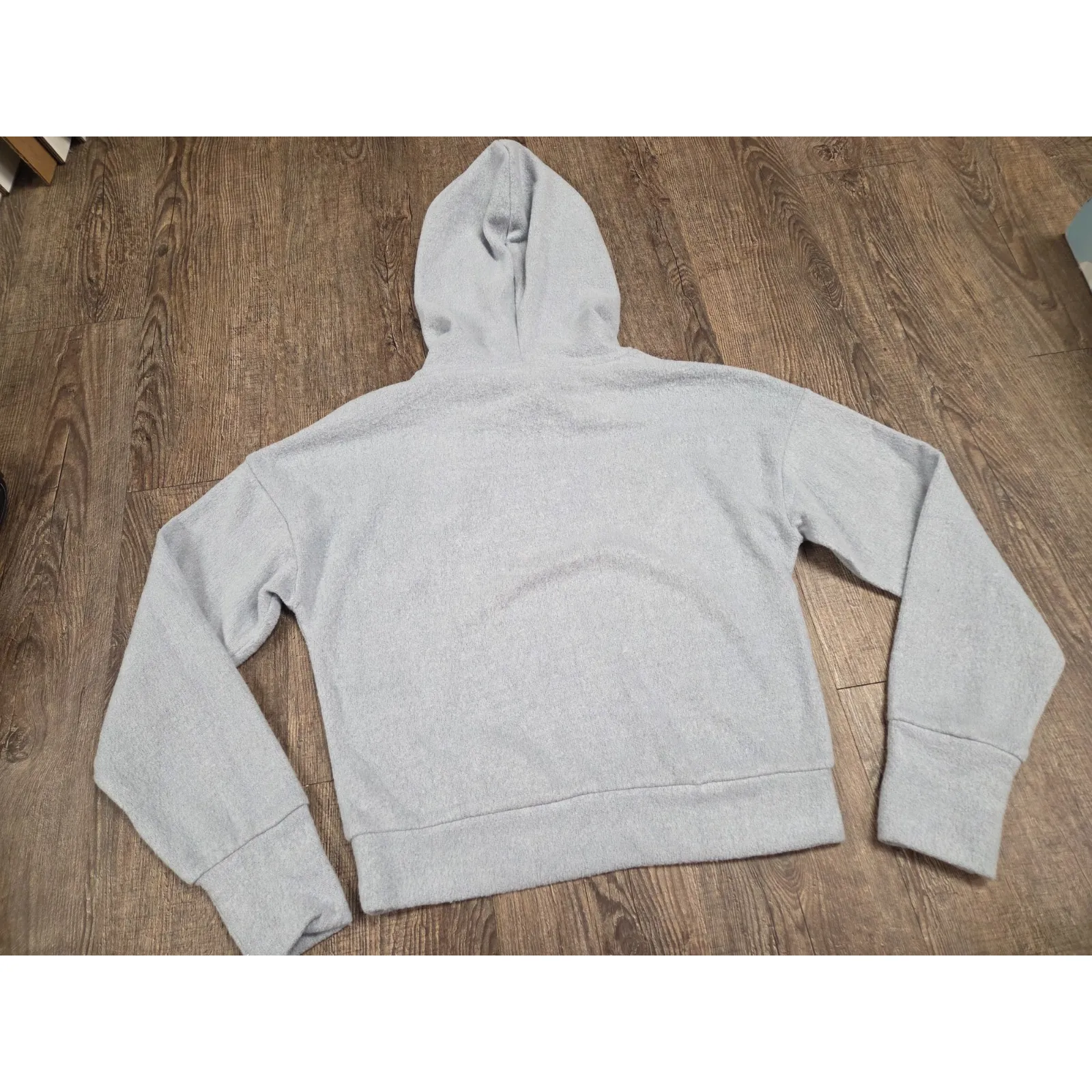 Gypsy Cloud Hooded Sweater Crop Super Soft Baby Light Zen Blue Hoodie XS - Image 5