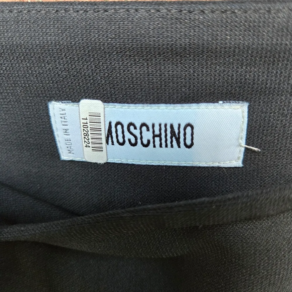 Moschino Black Flared Pants Size 6 - Image 3