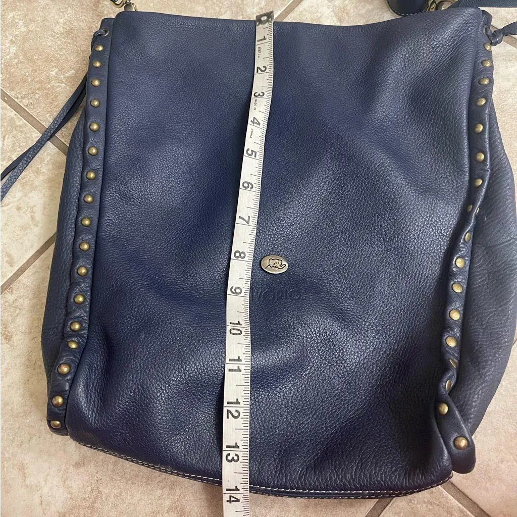 Nvorio‎ Blue Shoulder Bag Shoulder Bag Made in Italy Pre Owned see all… - Image 9