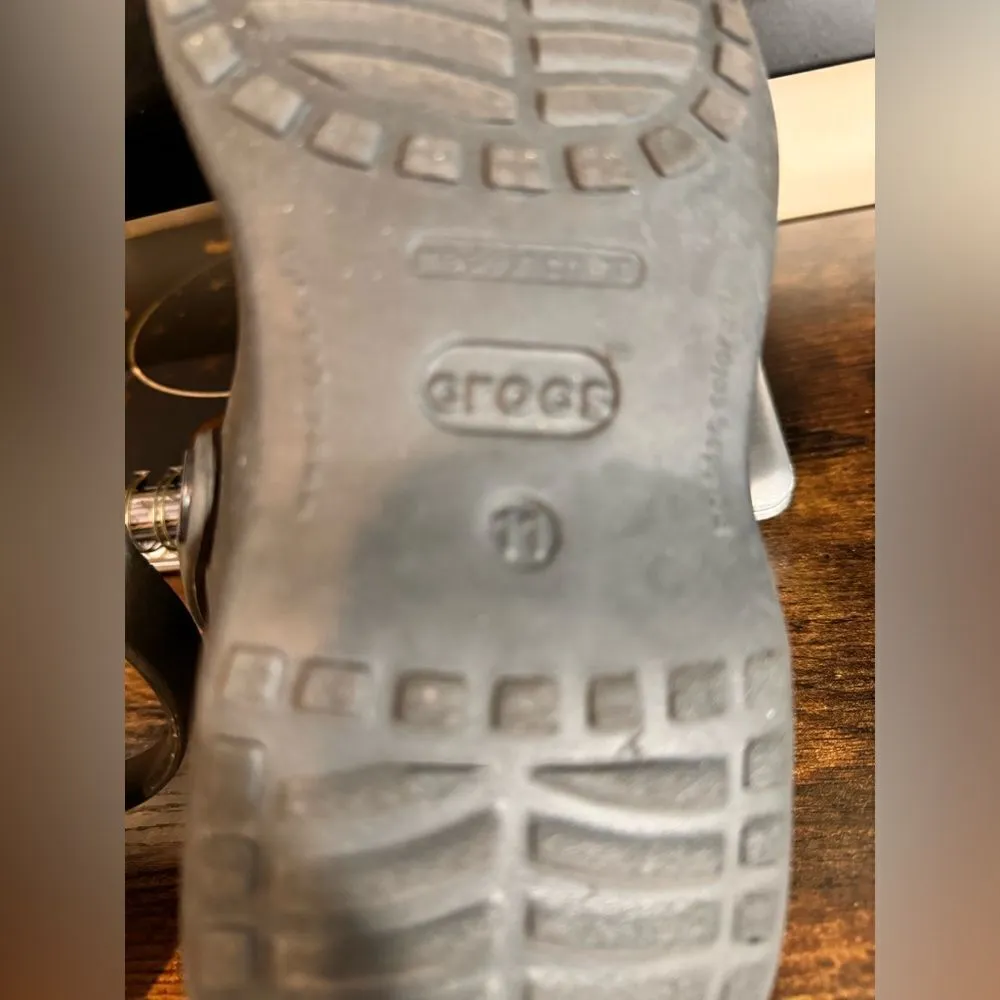 Crocs‎ Black flip flops size 11 - Image 2