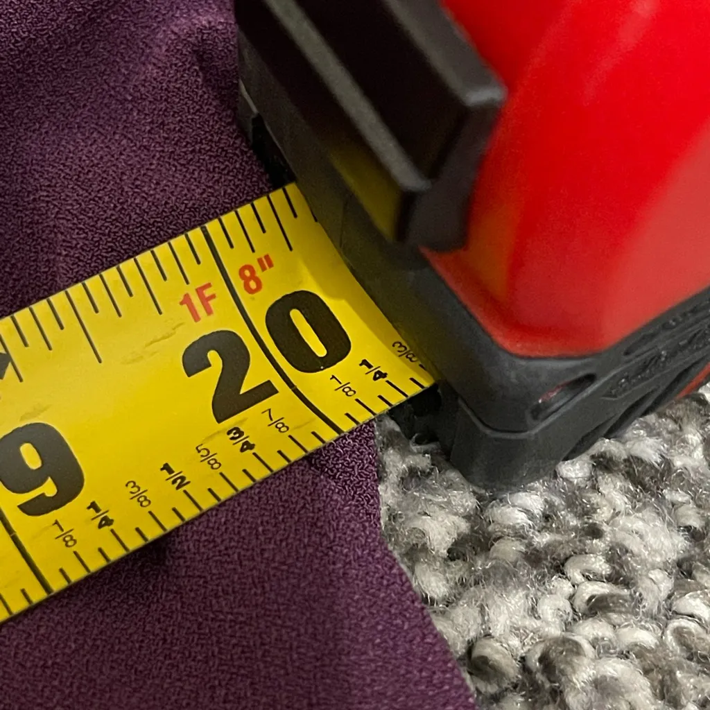 New Susan Graver Burgundy Wine V-Neck Lace Trim Sleeve Tunic Top M - Image 8