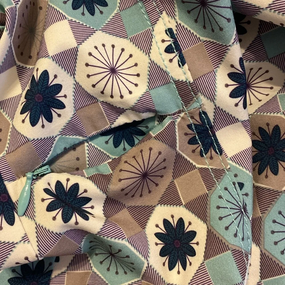 Ascend Rip Tide Halter Dress Geo Floral Print multi colored size xs - Image 7