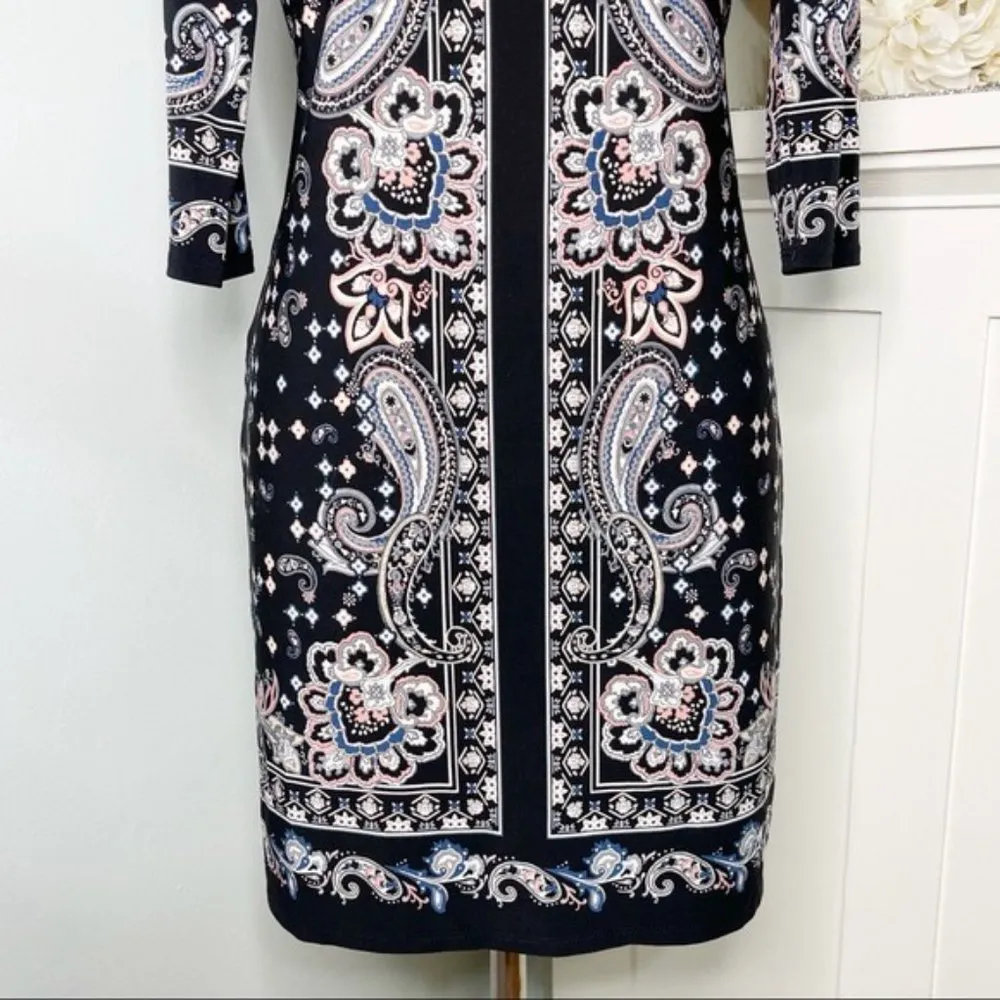 White House Black Market Floral Printed Shift Dress XXS - Image 5
