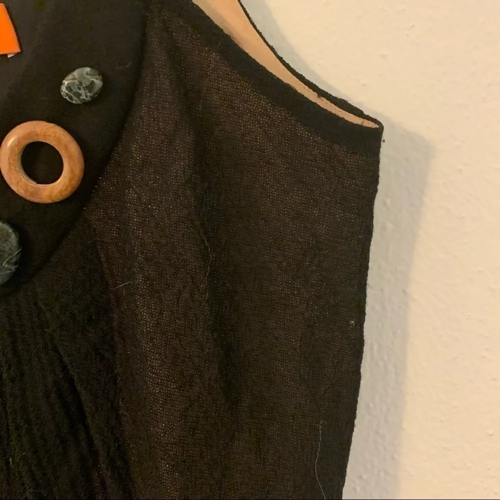 Cynthia Steffe Sleeveless Swing Dress Black Beaded - Image 7