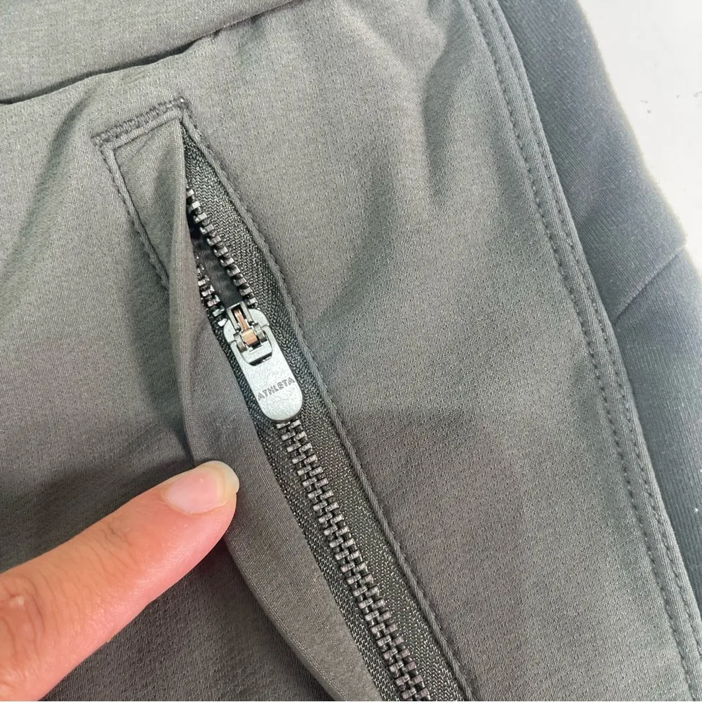 Athleta Women 4P Forrest Green Hybrid Cargo Pants Stretch Leggings Active Multi - Image 9