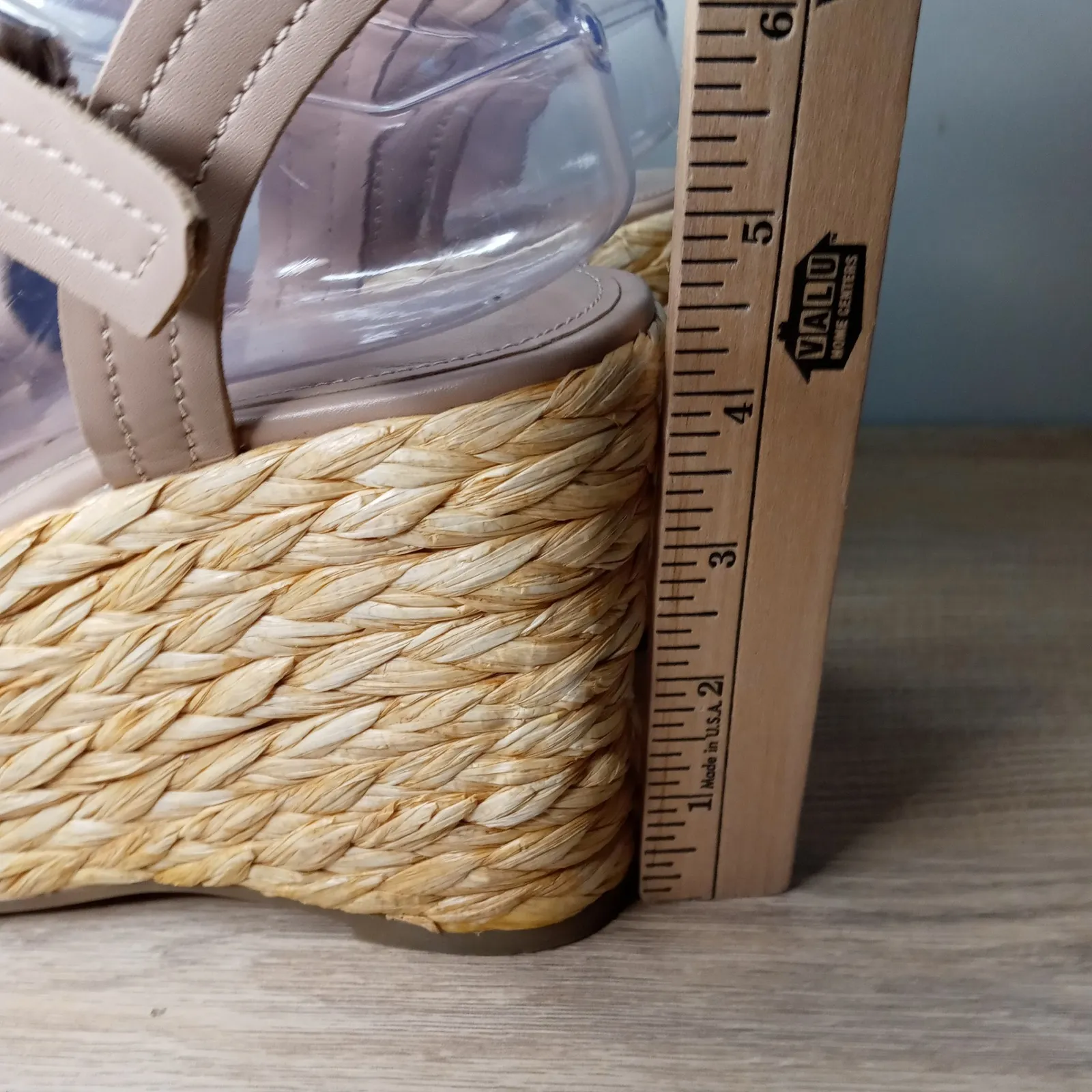 Marc Fisher Sandals Womens Lite Latte Platform Espadrille Burain Wedge Size 7.5M - Image 12