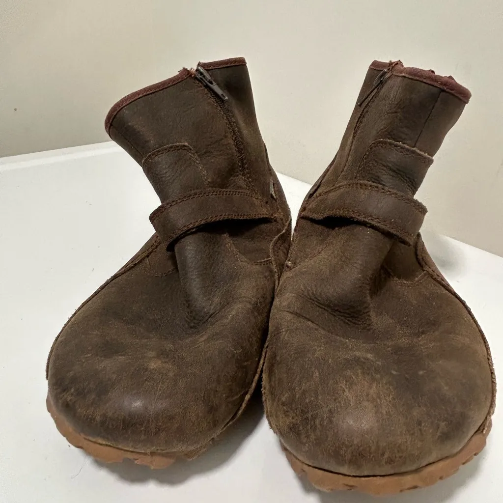 Merrell  Haven Duo Leather Waterproof Boots Brown  Size 6.5 - Image 3