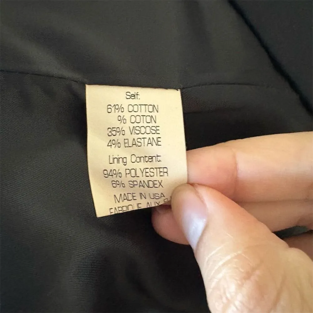 Theory Women's Black Blazer Jacket Size 6 Tailored Fit Cropped - Image 7