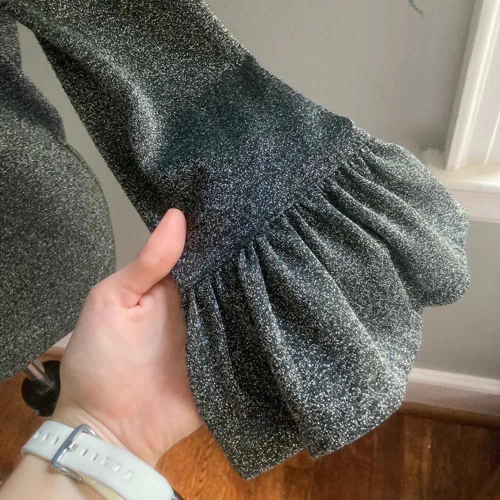 J.Crew  Metallic Shimmery Top - Image 3