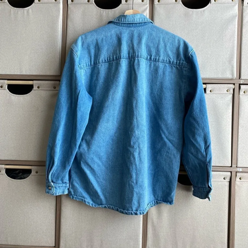 90s southwest denim button down - Image 4