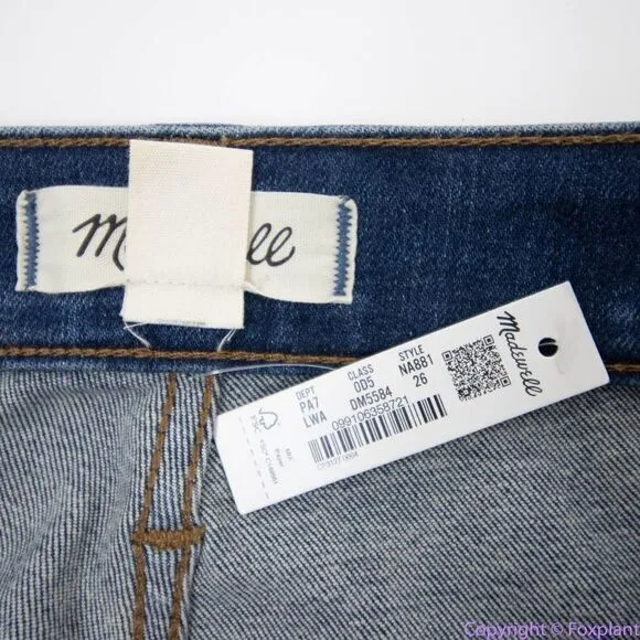 NEW Madewell Curvy‎ High-Rise Skinny Jeans in Lanette Wash, 26 - Image 14