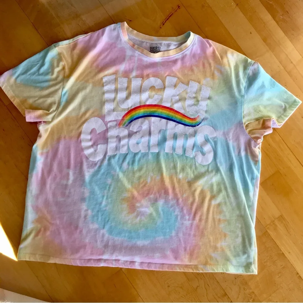 LUCKY CHARMS Oversized Tie Dye Tee, Multi Colored, Size L Multiple Size L - Image 10