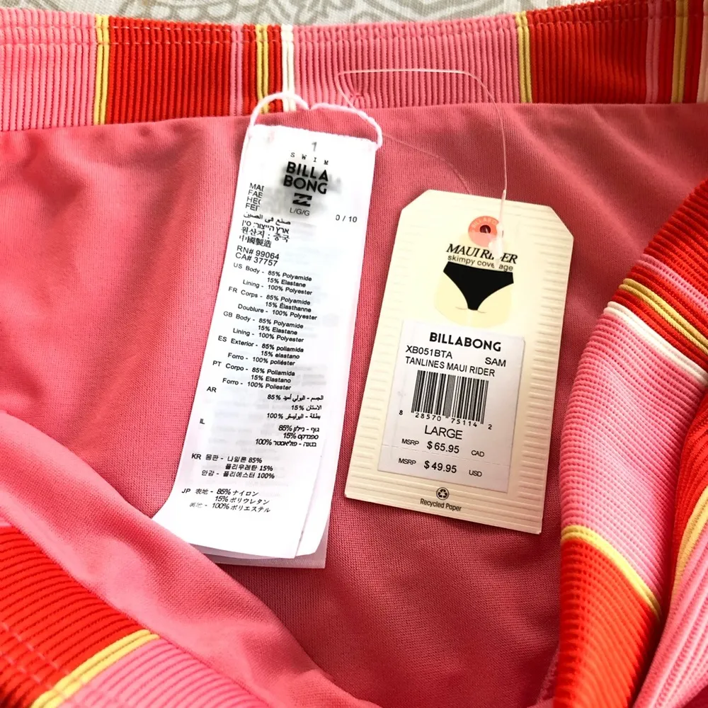 Billabong Tanlines Maui Rider Bottom L Ribbed - Image 4